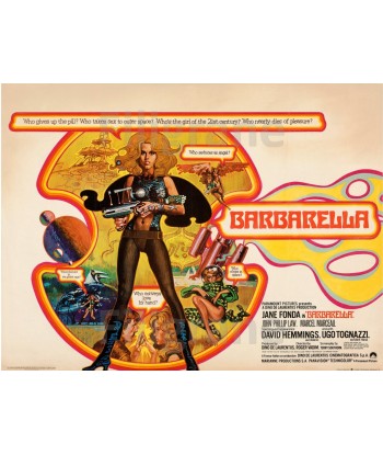 BARBARELLA  FILM Rldw-POSTER/REPRODUCTION d1 AFFICHE VINTAGE français