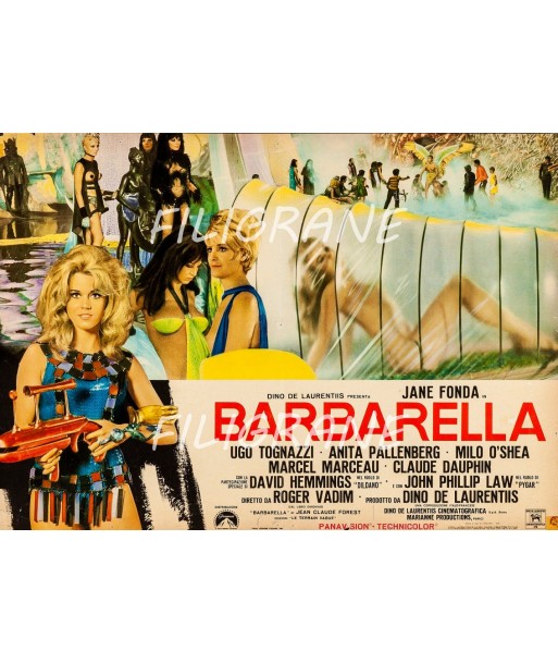 BARBARELLA FILM Rykp-POSTER/REPRODUCTION d1 AFFICHE VINTAGE votre restaurant rapide dans 