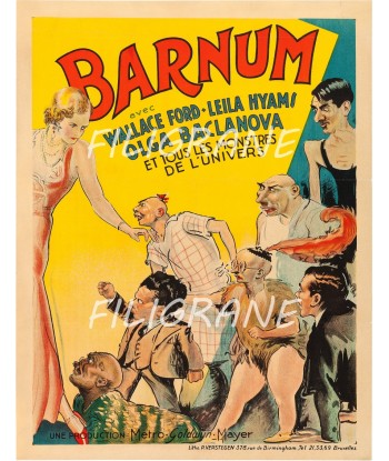 BARNUM FILM Rkvp-POSTER/REPRODUCTION d1 AFFICHE VINTAGE de la marque