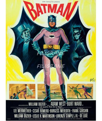 BATMAN FILM Rgsq-POSTER/REPRODUCTION d1 AFFICHE VINTAGE une grave pollution 