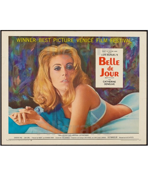 BELLE de JOUR FILM Rmxe-POSTER/REPRODUCTION d1 AFFICHE VINTAGE Les êtres humains sont 