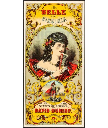 FILM BELLE of VIRGINIA Rhvm-POSTER/REPRODUCTION d1 AFFICHE VINTAGE Dans la société mordern