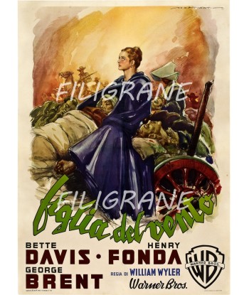 BIGLIA del VENTO FILM Raod-POSTER/REPRODUCTION d1 AFFICHE VINTAGE soldes