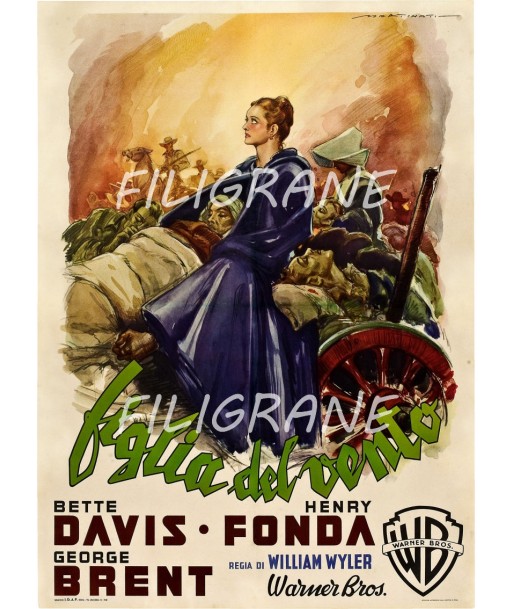 BIGLIA del VENTO FILM Raod-POSTER/REPRODUCTION d1 AFFICHE VINTAGE soldes