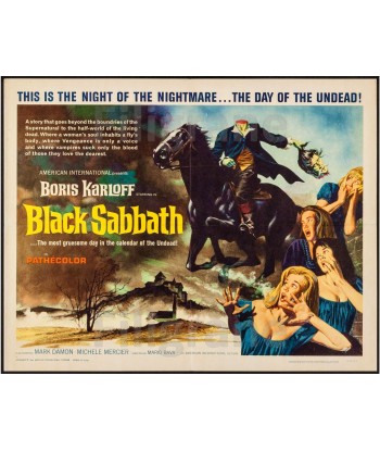 BLACK SABBATH FILM Rscm-POSTER/REPRODUCTION d1 AFFICHE VINTAGE la chaussure