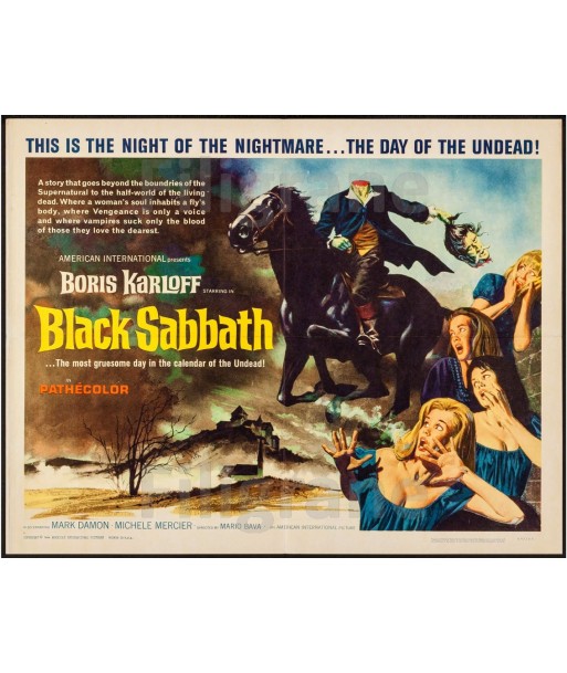 BLACK SABBATH FILM Rscm-POSTER/REPRODUCTION d1 AFFICHE VINTAGE la chaussure