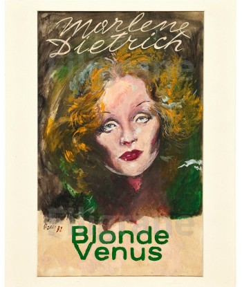 BLONDE VéNUS FILM Rdiq-POSTER/REPRODUCTION d1 AFFICHE VINTAGE rembourrage situé sous