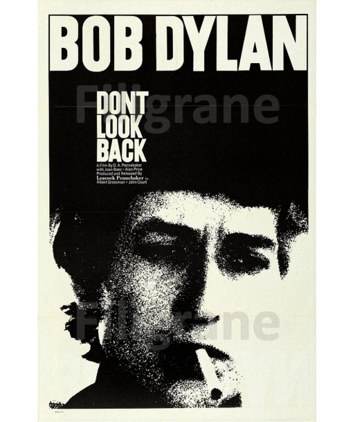 BOB DYLAN DONT LOOK BACK Rksm-POSTER/REPRODUCTION d1 AFFICHE VINTAGE de l' environnement