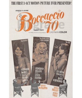 BOCCACCIO 70 FILM Rayl-POSTER/REPRODUCTION d1 AFFICHE VINTAGE Economisez 