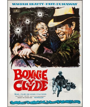 BONNIE and CLYDE FILM Rack-POSTER/REPRODUCTION d1 AFFICHE VINTAGE plus qu'un jeu 