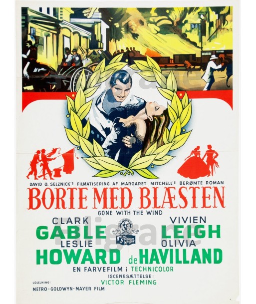 BORTE MED BLASTEN FILM Racp-POSTER/REPRODUCTION d1 AFFICHE VINTAGE plus qu'un jeu 