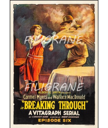 BREAKING THROUGH FILM Rkgq-POSTER/REPRODUCTION d1 AFFICHE VINTAGE pas cher chine