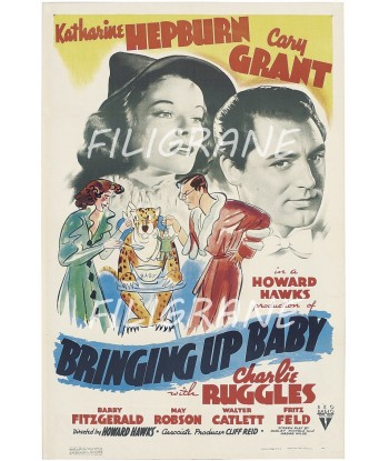 BRINGING UP BABY FILM Rgrb-POSTER/REPRODUCTION d1 AFFICHE VINTAGE offre 