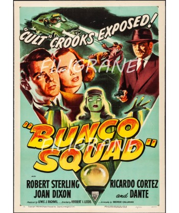 BUNCO SQUAD FILM Ryhr-POSTER/REPRODUCTION d1 AFFICHE VINTAGE Amélioration de cerveau avec