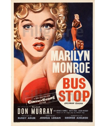 BUS STOP FILM Rzug-POSTER/REPRODUCTION d1 AFFICHE VINTAGE pas cher