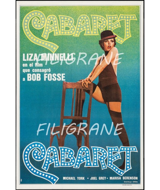 CABARET FILM Rkoe-POSTER/REPRODUCTION d1 AFFICHE VINTAGE de votre