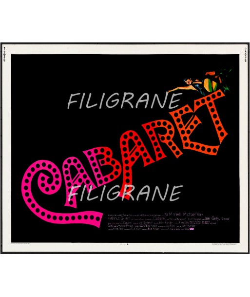 CABARET FILM Rpup-POSTER/REPRODUCTION d1 AFFICHE VINTAGE solde