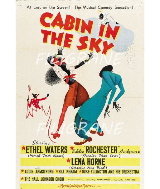 CABIN IN the SKY FILM Rnyn-POSTER/REPRODUCTION d1 AFFICHE VINTAGE online