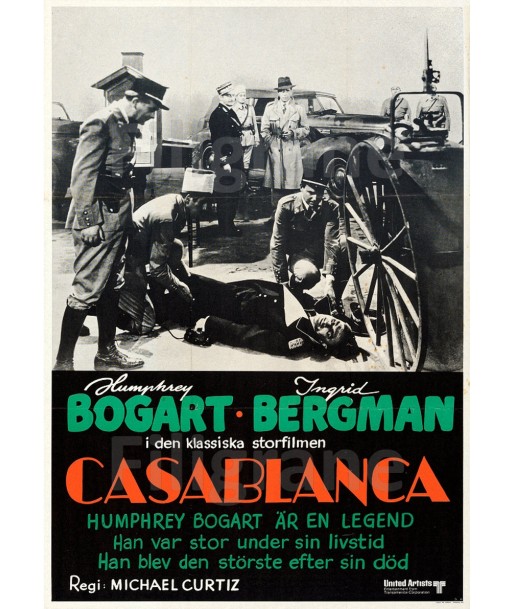 CASABLANCA FILM Rcjm-POSTER/REPRODUCTION d1 AFFICHE VINTAGE 50% de réduction en Octobre 2024