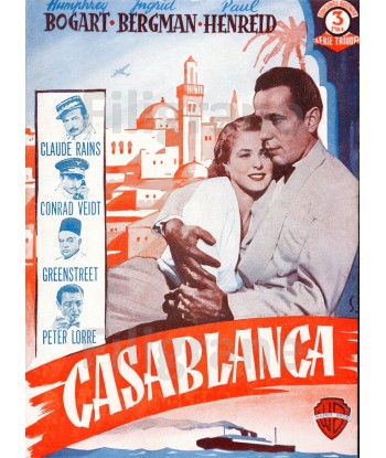 CASABLANCA FILM Rjyi-POSTER/REPRODUCTION d1 AFFICHE VINTAGE En savoir plus