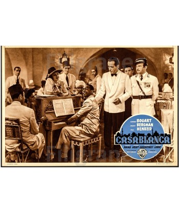 CASABLANCA FILM Ruam-POSTER/REPRODUCTION d1 AFFICHE VINTAGE acheter en ligne