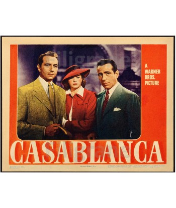 CASABLANCA FILM Rzuh-POSTER/REPRODUCTION d1 AFFICHE VINTAGE 2024