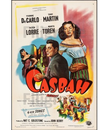 CASBAH FILM Rhof-POSTER/REPRODUCTION d1 AFFICHE VINTAGE Voir les baskets