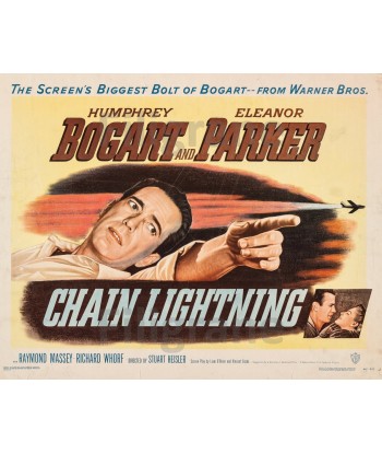 CHAIN LIGHTNING FILM Rdlb-POSTER/REPRODUCTION d1 AFFICHE VINTAGE acheter