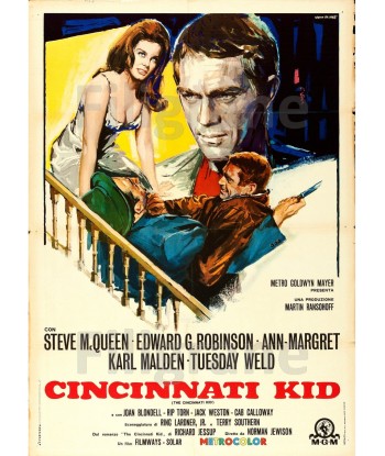 CINCINNATI KID FILM Rwxx-POSTER/REPRODUCTION d1 AFFICHE VINTAGE outlet