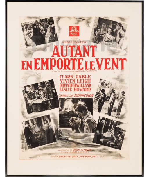 CINéMA AUTANT en EMPORTE le VENT Rhua-POSTER/REPRODUCTION d1 AFFICHE VINTAGE Comparez plus de prix