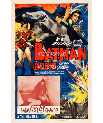 CINéMA BATMAN LAST CHANCE Rqmh-POSTER/REPRODUCTION d1 AFFICHE VINTAGE suggérées chez