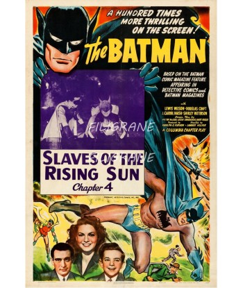 CINéMA BATMAN SLAVES RISING SUN Rloh-POSTER/REPRODUCTION d1 AFFICHE VINTAGE shop