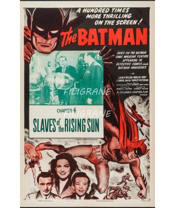 CINéMA BATMAN SLAVES RISING SUN Rtwk-POSTER/REPRODUCTION d1 AFFICHE VINTAGE destockage