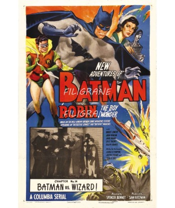 CINéMA BATMAN US WIZARD Rbed-POSTER/REPRODUCTION d1 AFFICHE VINTAGE pas cheres