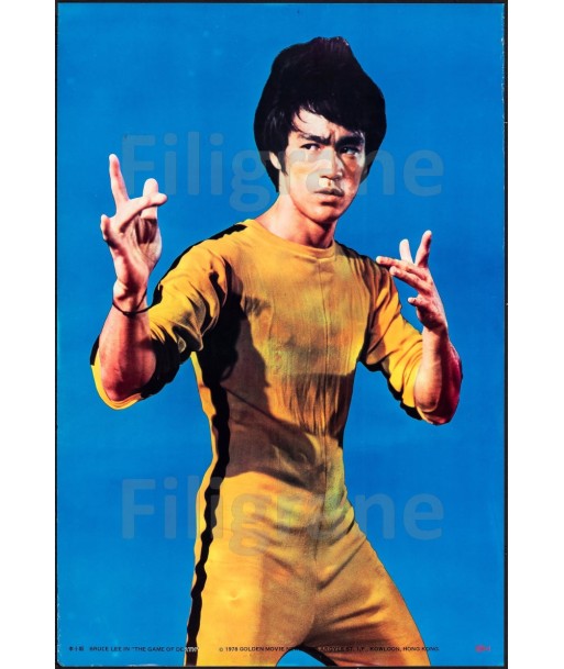 CINéMA BRUCE LEE Rvmc-POSTER/REPRODUCTION d1 AFFICHE VINTAGE soldes