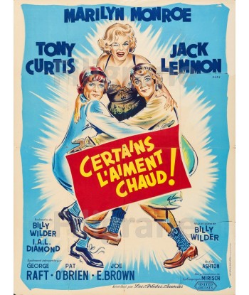 CINéMA CERTAINS L'AIMENT CHAUD  Rrgl-POSTER/REPRODUCTION d1 AFFICHE VINTAGE offre 