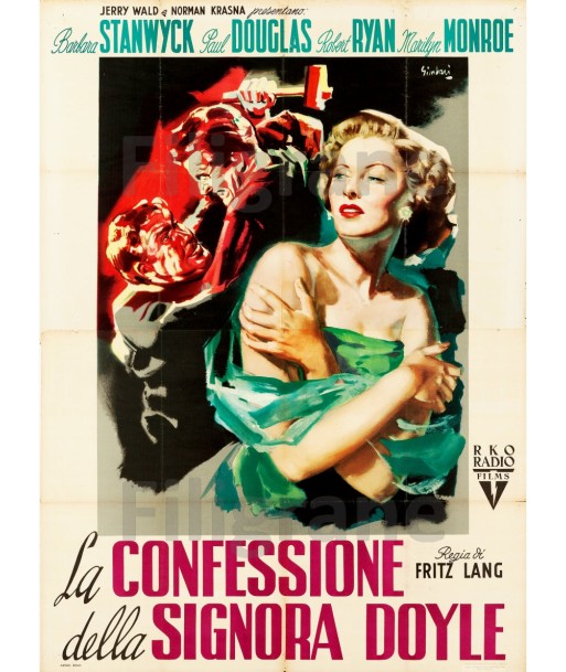 CINéMA CONFESSIONE SIGNORA DOYLE Rqpk-POSTER/REPRODUCTION d1 AFFICHE VINTAGE Les magasins à Paris