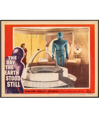 CINéMA DAY THE EARTH STOOD STILL Reah-POSTER/REPRODUCTION d1 AFFICHE VINTAGE Véritable concentré