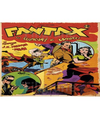 CINéMA FANTAX  Rwao-POSTER/REPRODUCTION d1 AFFICHE VINTAGE Economisez 