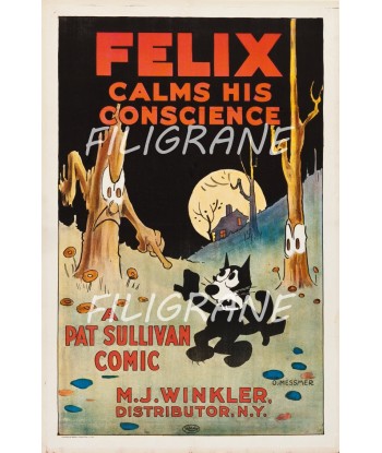 CINéMA FELIX CALMS HIS CONSCIENCE Rcvn-POSTER/REPRODUCTION d1 AFFICHE VINTAGE de la marque