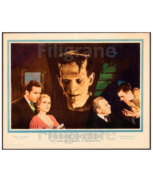 CINéMA FRANKENSTEIN Ryfn-POSTER/REPRODUCTION d1 AFFICHE VINTAGE en stock