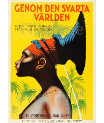 CINéMA GENOM den SVARTA VÄRLDEN Rxxl-POSTER/REPRODUCTION d1 AFFICHE VINTAGE en stock