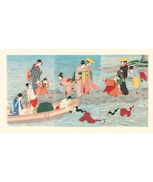 Les Pêcheuses d’Abalone de Utamaro | Reproduction Fine Art Pour