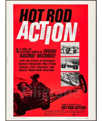 CINéMA HOT ROD ACTION Rdqf-POSTER/REPRODUCTION d1 AFFICHE VINTAGE plus qu'un jeu 