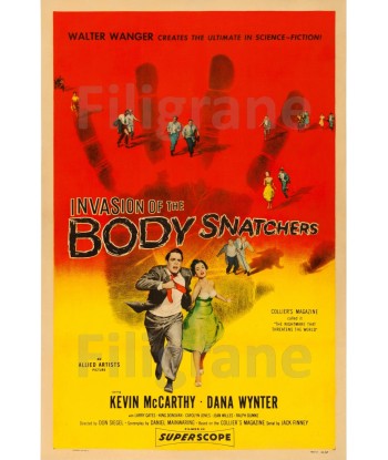 CINéMA INVASION of BODY SNATCHERS Rbyf-POSTER/REPRODUCTION d1 AFFICHE VINTAGE pas chere