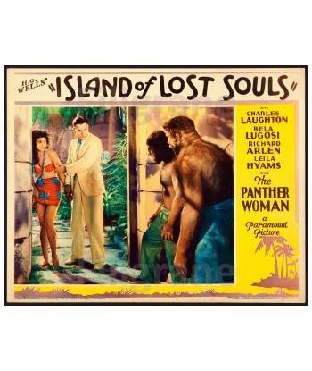 CINéMA ISLAND of LOST SOULS Ryei-POSTER/REPRODUCTION d1 AFFICHE VINTAGE 2024