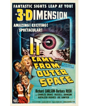 CINéMA IT CAME from OUTER SPACE Rjwg-POSTER/REPRODUCTION d1 AFFICHE VINTAGE pas cheres