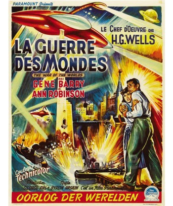 CINéMA LA GUERRE des MONDES Rxzk-POSTER/REPRODUCTION d1 AFFICHE VINTAGE Le MVP de beaucoup