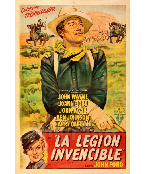 CINéMA LA LéGION INVINCIBLE Rdle-POSTER/REPRODUCTION d1 AFFICHE VINTAGE de l' environnement