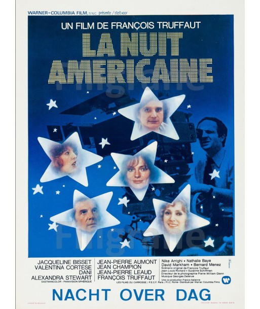 CINéMA LA NUIT AméRICAINE Ryzv-POSTER/REPRODUCTION d1 AFFICHE VINTAGE prix